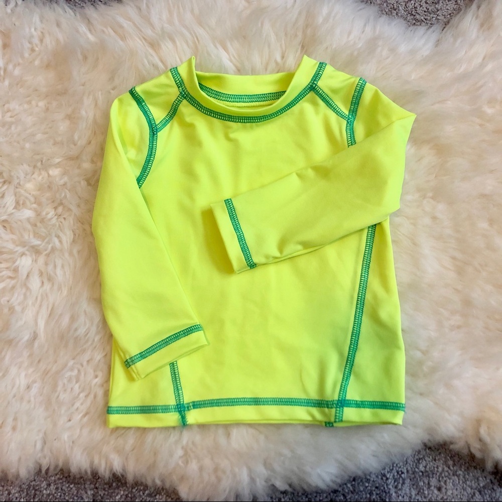 Neon Yellow Rash Guard